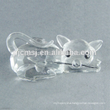 New Design - cheap lovely crystal cat with beard for children gifts